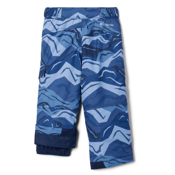 NEW! Columbia Ice Slope II Waterproof Snow Pants Camo Blue Boy's Youth SZ L - Picture 2 of 8